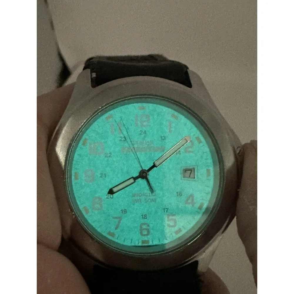 Timex New Battery Mens Watch UO 2010 Expedition‎ Indiglo 40MM 7.75